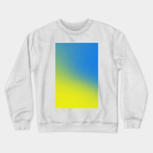 yellow to blue gradient Crewneck Sweatshirt